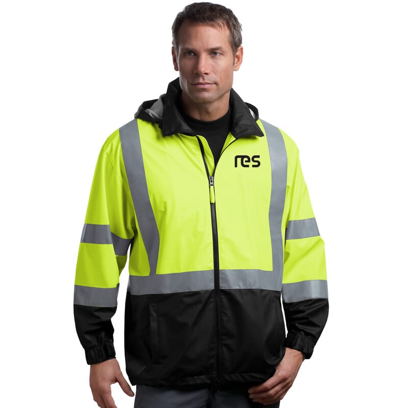 RES Cornerstone ANSI 107 Class 3 Safety Windbreaker