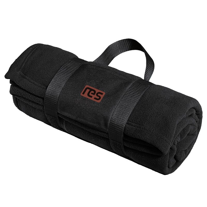 RES Port Authority Fleece Blanket with Carrying Strap