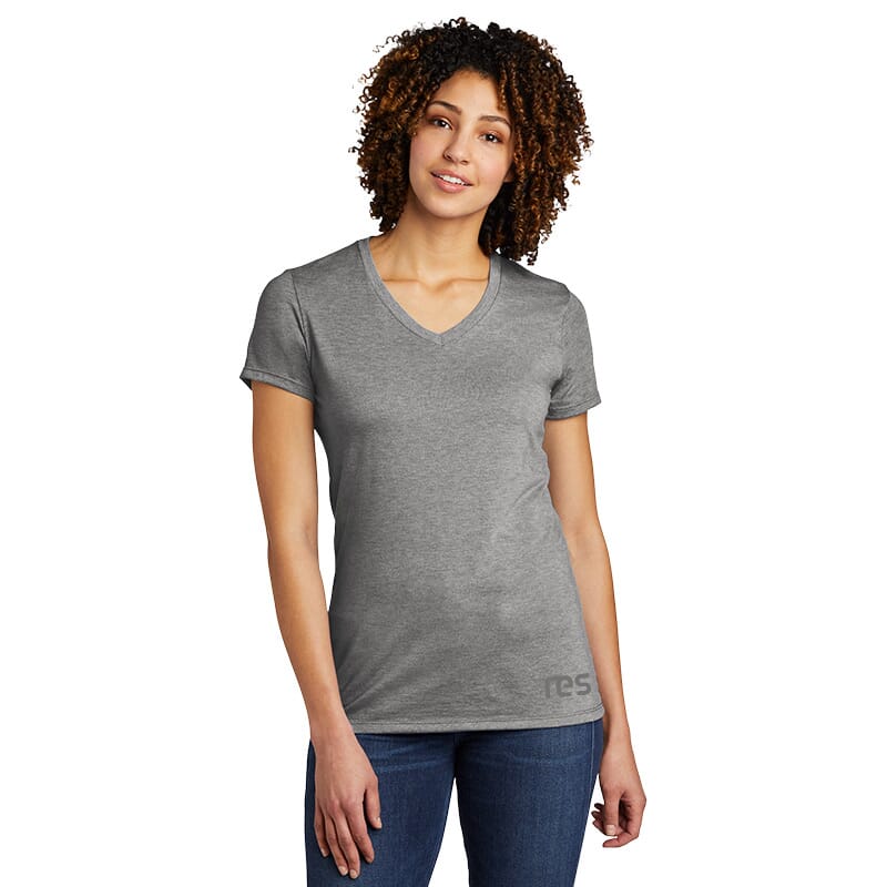 RES Allmade Ladies Tri-Blend V-Neck Tee