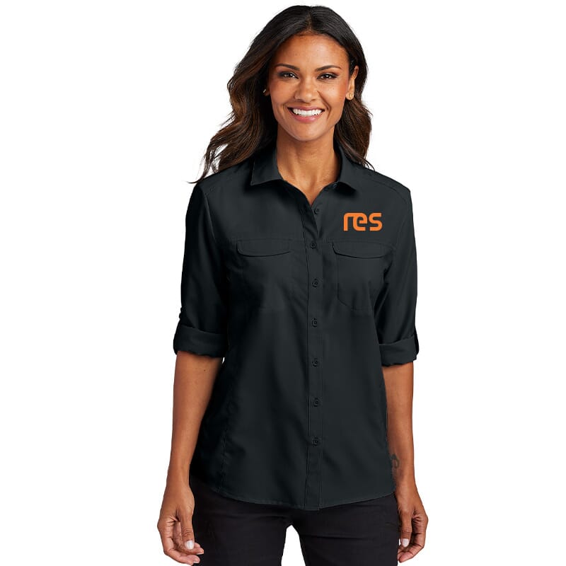 RES Port Authority Ladies Long Sleeve UV Daybreak Shirt